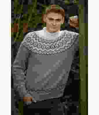 Raus strikkegenser til mann - Viking 2107-01