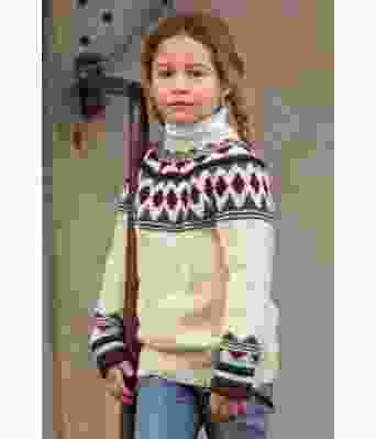 Rosmarin genser til jente - Viking 2116-01