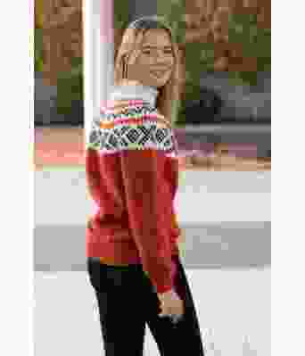 Rustfarget Miranda genser - Viking 2134-06J