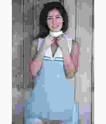 Sandino lang topp uten ermer i bomullsgarn - Viking 1706-09