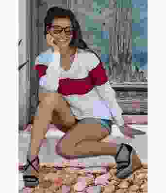 Santa Maria genser med rød stripe - Viking 2017-04-450