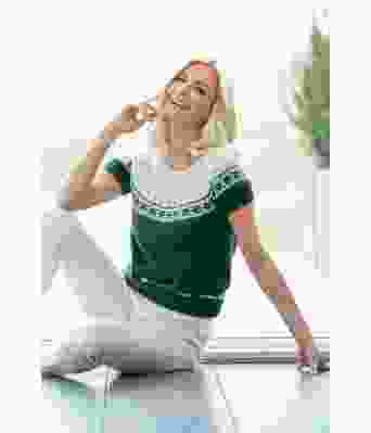 Skogsgrønn Vera genser - Viking 2011-01-433