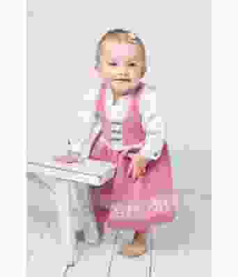 Soet strikket kjole til jente eller babyjente - Viking 1404-09