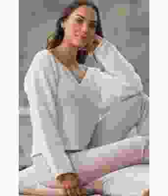 Spring genser med v-hals - Viking 2214-AS3