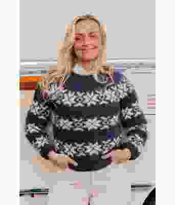 Strikkegenser ala Sarah Lund Forbrytelsen - Strikkia 2021-011