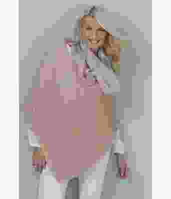 Strikket poncho til dame - Viking 1609-04