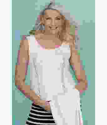 Strikket topp med hullmønster - Viking 1609-10