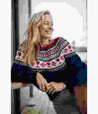 Strikk og drikk genseren i alpakka/merinoull - Strikkia 2020-013-AS526