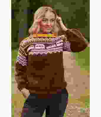 Rustfarget campignvogngenser - Strikkia 2020-023-3438