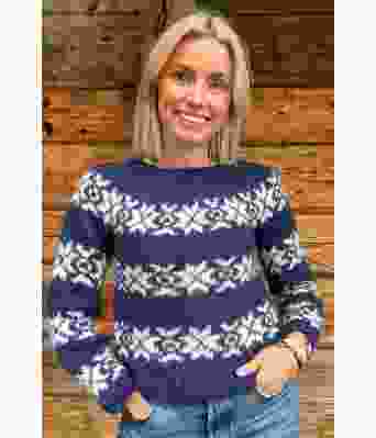 Sarah Lund genser fra Forbrydelsen - Strikkia 2021-011C