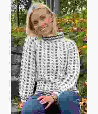 Godafoss naturhvit chunky islender - Strikkia 2021-024D