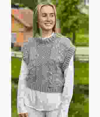 Weekend waves bølgevest - Strikkia 2022-001X