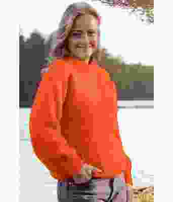 Oransje Cozy everyday sweater - Strikkia 2022-002-371