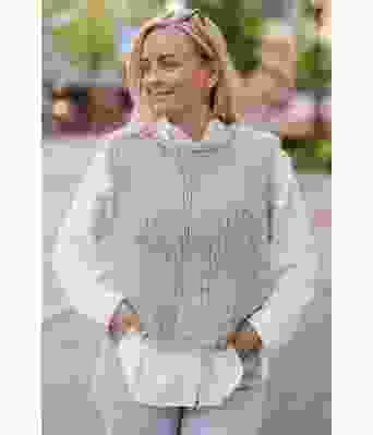 Petronella chunky strikkevest - Strikkia 2022-022