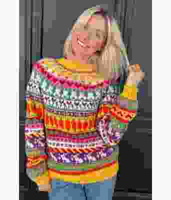 Ulrikkes stygge påskegenser - Strikkia 2023-004C