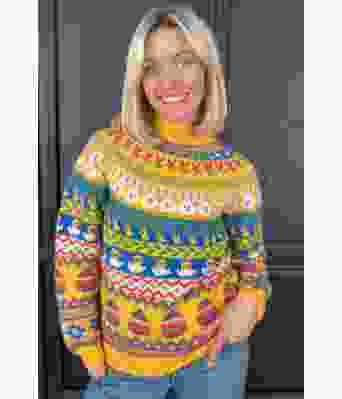 Sunny easter påskegenser - Strikkia 2023-006C