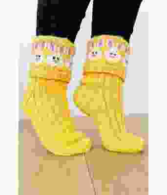 Sunny easter påskeharesokkker - Strikkia 2023-008