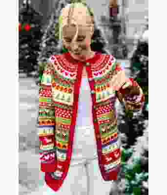 Ulrikkes stygge julekofte - Strikkia 2023-018