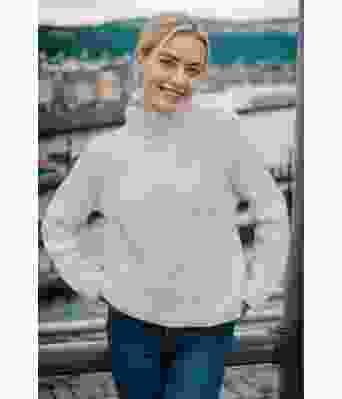 Perlegrå Cozy pearls genser - Strikkia 2023-023-312