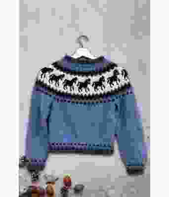 Hestegenseren til barn - Strikkia 2023-027-524527