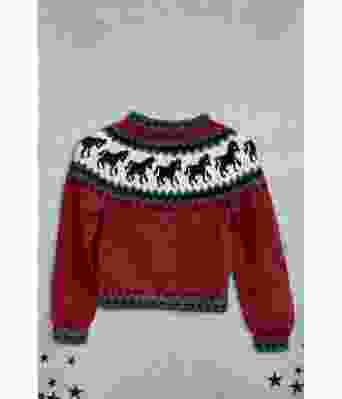 Hestegenser i julefarger - Strikkia 2023-027-560534