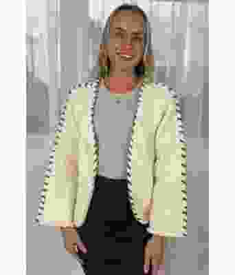 Sorbonne stitch jakken - Strikkia 2023-029C 