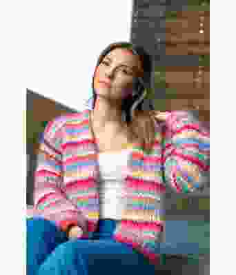 Summer stripes jakke - Strikkia 2024-002