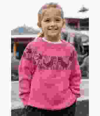 Rosa dinosaurgenser - Strikkia 2024-004-563564