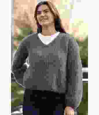 Vero genseren i mørkegrått - Strikkia 2024-018-515