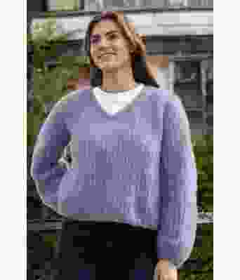 Vero genseren i grålilla - Strikkia 2024-018-567