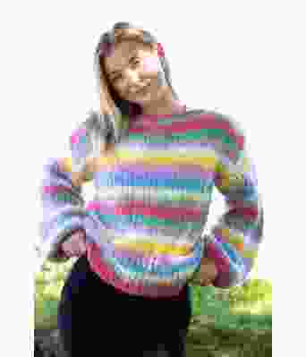 Summer stripes genser - Strikkia 2024-022