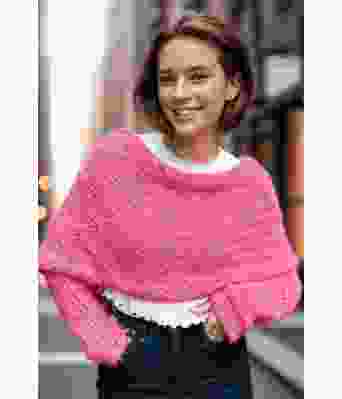 Rosa Eyelet sweaterscarf - Strikkia 2024-035-361