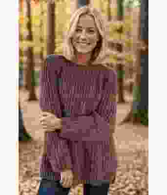 Brun Easygoing sweater - Strikkia 2024-036-308