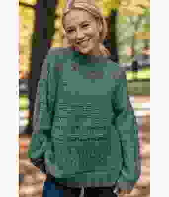 Jadegrønn Whispering breeze genser - Strikkia 2024-044-336