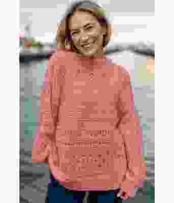 Whispering breeze i lakserosa - Strikkia 2024-044-349