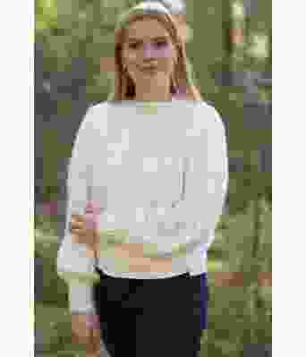 Eyelet sweater - Strikkia 2024-060