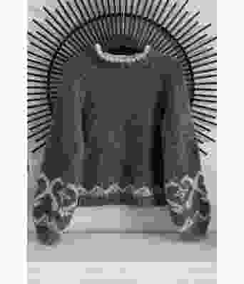 Koksgrå Oldermorgenser - Strikkose 004-4010