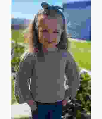 Perlepuffgenser til barn - Strikkose 007