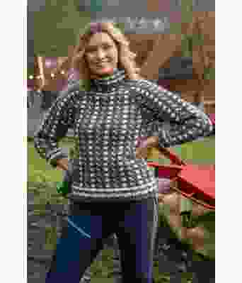 Strokkur tykk og chunky islender med raglan - DLG-21-011