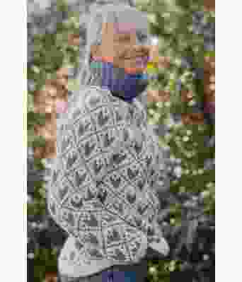 Jeansblå Svartulvgenser - Linka Neumann design SVHG0002-015