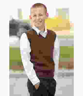 Tjommi strikkevest til barn - Viking 2129-5