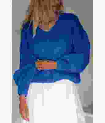 Kongeblå tynn Mira genser - TL0015-VGM525