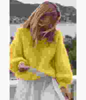 Gul tynn Mira genser - TL0015-VGM540