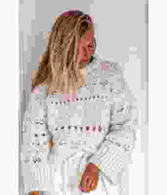 Hvit Bris genser - TL0016-500