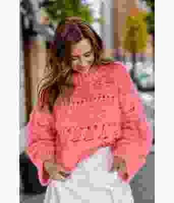 Korallfarget Bris genser - TL0016-562