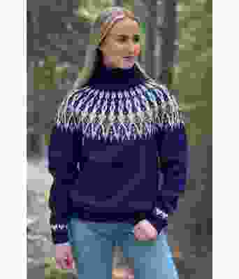 Marineblå Tusseladdgenser - Linka Neumann design TLGSU-0001-3406