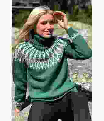 Tusseladdgenser i grønn - Linka Neumann design TLGSU-0001B