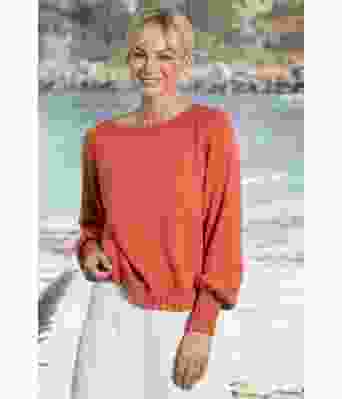 Trude nydelig strikket sommergenser Kathrine Sørland - Viking 2120-06