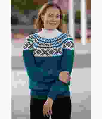 Turkis Miranda genser - Viking 2134-06H