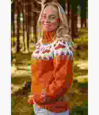 Oker brunoransje Villmarksgenser - Linka Neumann design VGVG0004